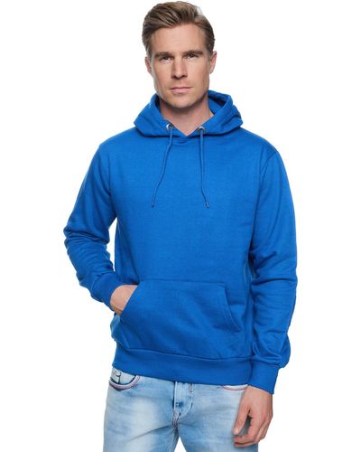 Rusty Neal Kapuzensweatshirt in bequemer Regular Fit-Passform - Blau
