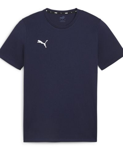 PUMA T-Shirt teamGOAL Casuals Tee (1-tlg) - Blau
