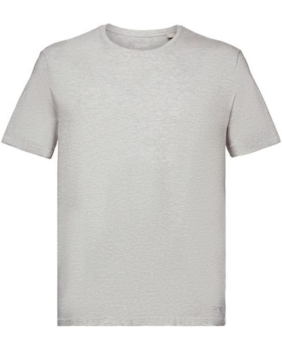 Edc By Esprit Jersey-T-Shirt mit Rückenprint (1-tlg) - Grau