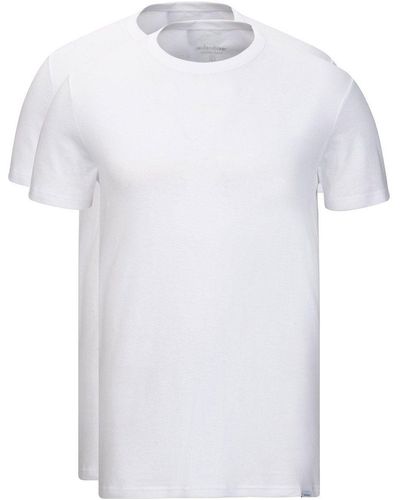 Seidensticker T-Shirt, - 200007 (2er-Pack) - Weiß