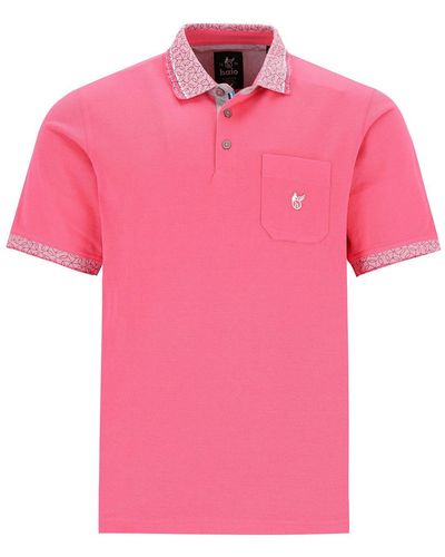 Hajo Strukturiertes Poloshirt - Pink