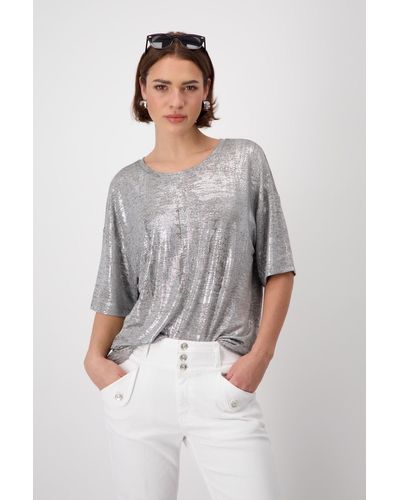 Monari American-Shirt - Grau