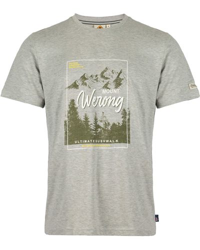 ROADSIGN australia T-Shirt Mountain Werong - Grau
