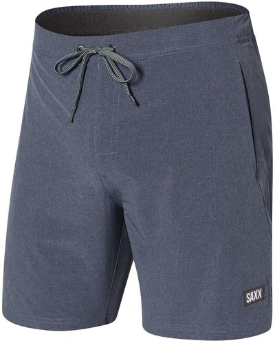 Saxx Underwear Co. M Sport 2 Life 2n1 Short Shorts - Blau
