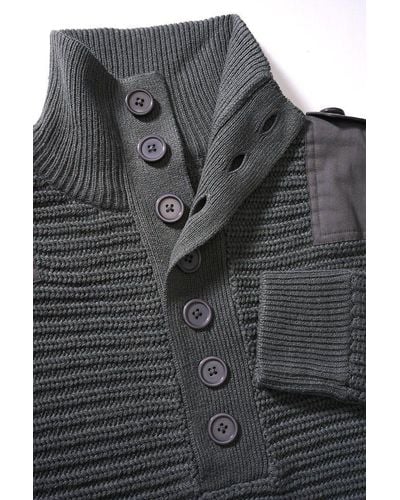 BRANDIT Rundhalspullover Alpine Pullover - Grau