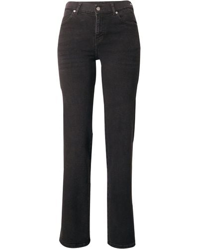 Dr. Denim Regular-fit-Jeans Lexy (1-tlg) Plain/ohne Details - Schwarz