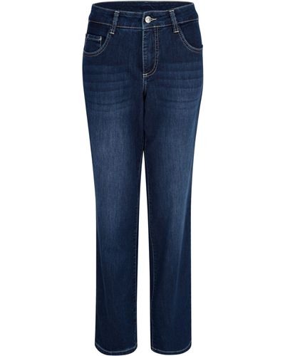 M·a·c Stretch-Jeans GRACIA mid modern blue used 5381-90-0387 D643 - Blau