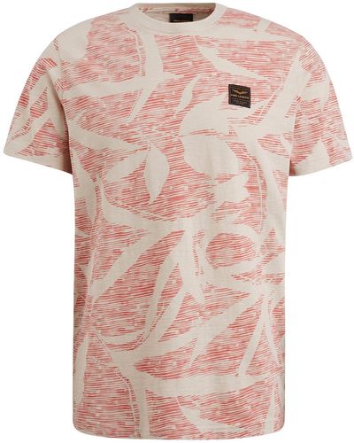 PME LEGEND Poloshirt Short sleeve r-neck - Pink
