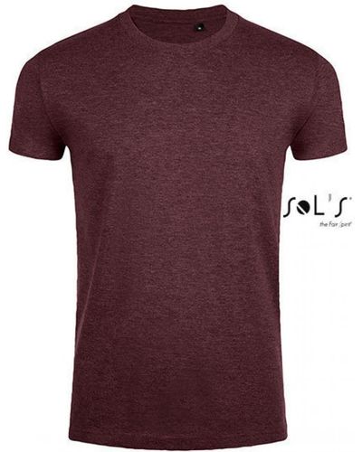 Sol's Rundhalsshirt Imperial Fit T-Shirt - Lila