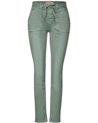 Street One Regular-fit-Jeans Style QR Bonny,mw,color - Grün