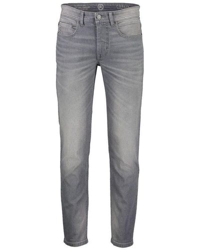 Lerros 5-Pocket-Jeans grau (1-tlg)