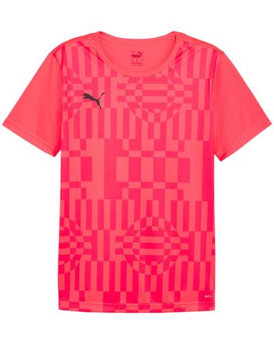 PUMA T-Shirt individualRISE Graphic Trikot default - Pink