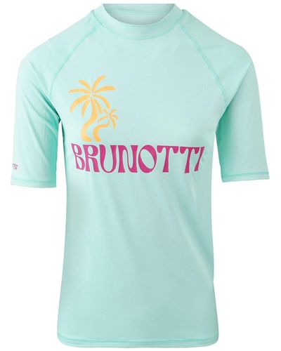 Brunotti T-Shirt mit Frontprint - Blau