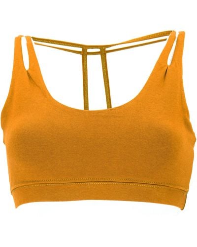 Guru-Shop T-Shirt Psytrance Bikini - Orange