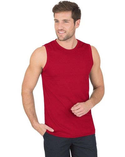Trigema Ägertop Trägershirt aus Single-Jersey (1-tlg) - Rot