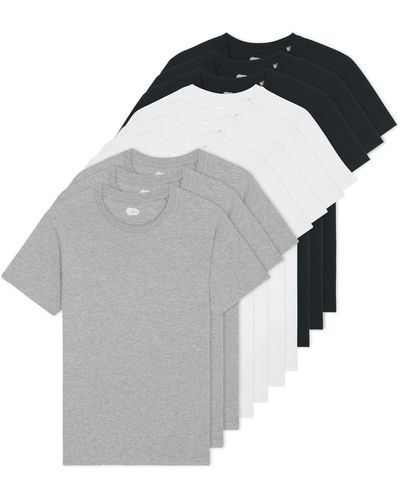 Glore T-Shirt Lukii 10er-Pack - Grau