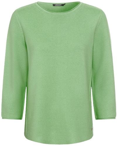 Olsen Sweatshirt Pullover Long Sleeves - Grün