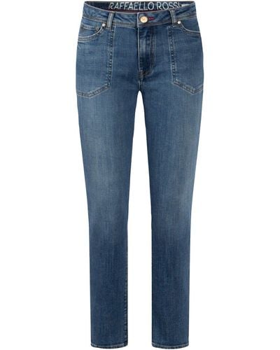 RAFFAELLO ROSSI 5-Pocket- Jeans Leyle - Blau