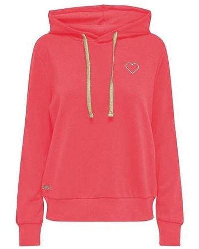 ONLY Sweatshirt NOLI (1-tlg) Stickerei - Pink