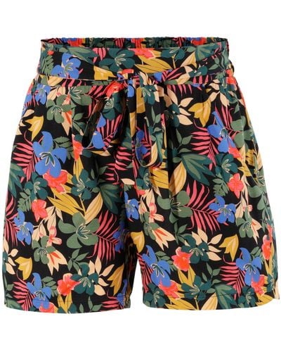 Aniston CASUAL Shorts mit unterschiedlichen Drucken - Mehrfarbig