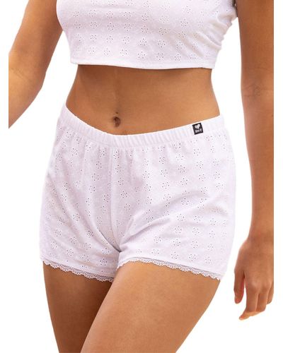NINA VON C Homewearpants 3er Pack Shorts Feel the Breeze (Packung, 3-tlg) - Weiß