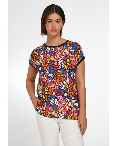 Emilia Lay T-Shirt Viscose mit modernem Design - Rot