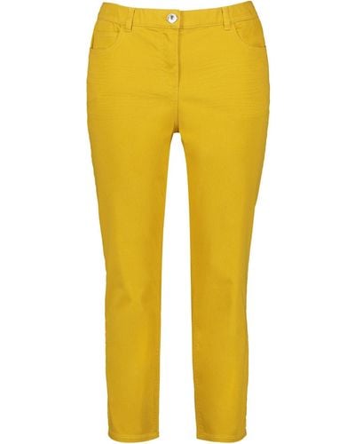 Samoon 5-Pocket-Hose Coloured Betty Jeans - Gelb