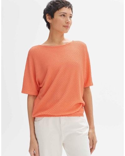Opus T- Shirt Sedoni Boxy Silhouette - Orange