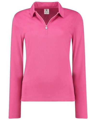 Daily Sports Langarm-Poloshirt Peoria Longsleeve Polo Tulip - Pink