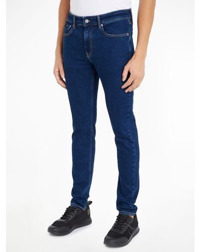 Calvin Klein Calvin Klein -fit-Jeans SLIM TAPER im 5-Pocket-Style - Blau