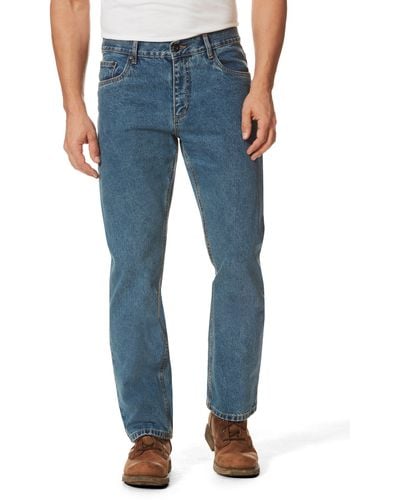 HERO by John Medoox 5-Pocket-Jeans Denver Denim Regular Straight Rigid - Blau