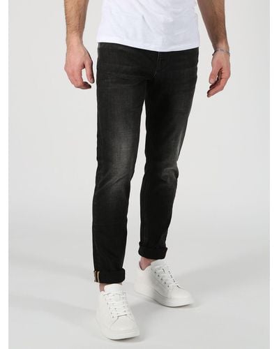 Miracle of Denim Slim-fit-Jeans 5-Pocket-Style - Schwarz