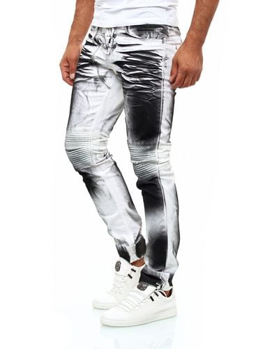 KINGZ Slim-fit-Jeans im perfekten Look - Schwarz