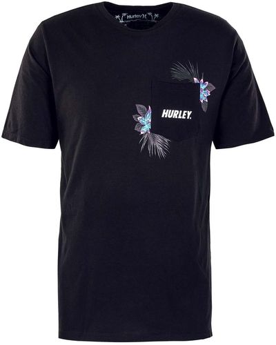 Hurley T-Shirt EVD Wash Alamoana Fastlane - Blau