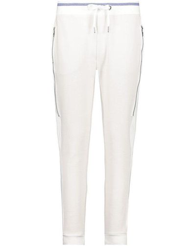 Monari Shorts uni regular (1-tlg) - Weiß