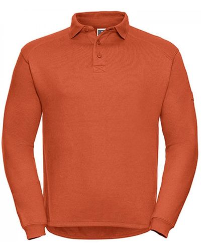 Russell Langarm- Workwear-Poloshirt - Orange