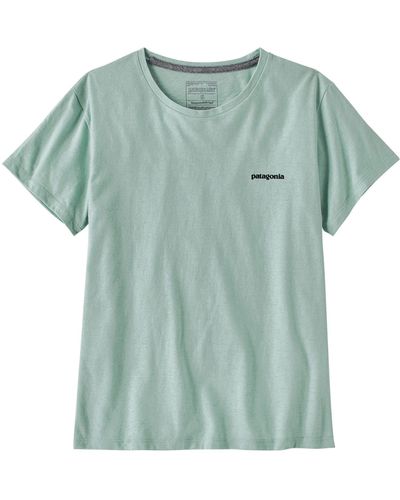 Patagonia T-Shirt P-6 Logo Responsibili-Tee - Grün
