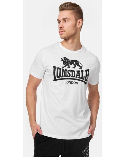 Lonsdale London T-Shirt LOGO - Weiß