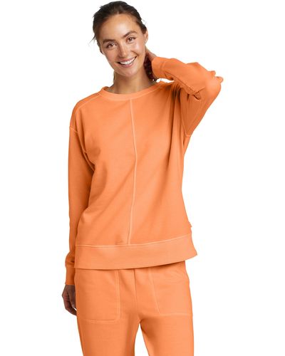 Eddie Bauer Cozy Camp Easy Sweatshirt - Orange