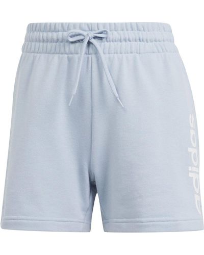 adidas Shorts W LIN FT SHO CONAVY/BLUE/WHITE - Blau