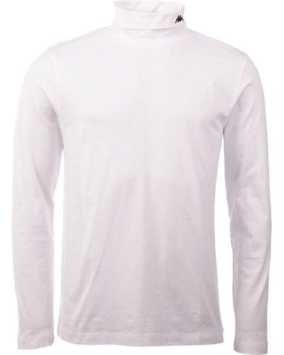 Kappa T-Shirt Oberteil mit Kragen - Weiß