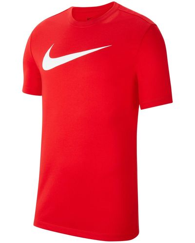 Nike Park 20 T-Shirt Swoosh default - Rot