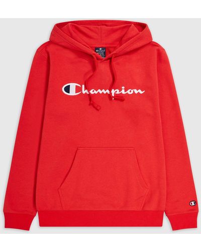 Champion Hooded Sweatshirt ROX - Rot