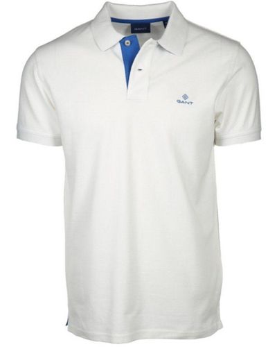 GANT Poloshirt weiß regular fit (1-tlg) in Weiß für Herren | Lyst DE