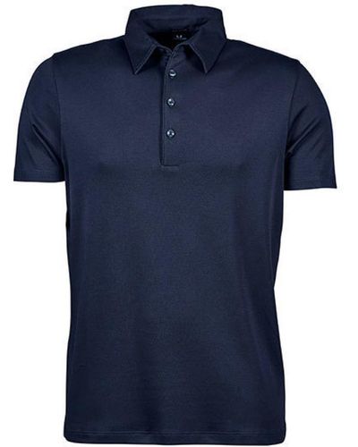 Tee Jays Poloshirt Pima Cotton Polo / Tailliert geschnitten - Blau