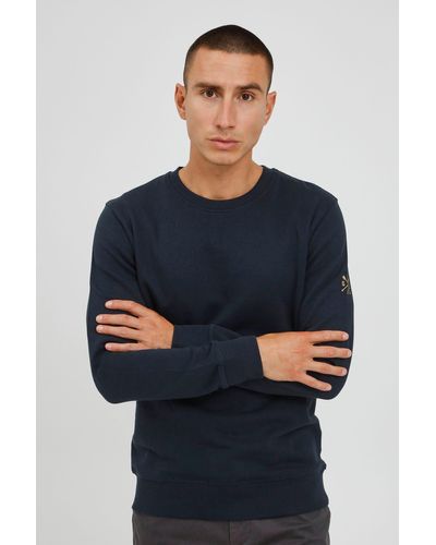 Solid SDKani Sweatshirt mit Rundhalsausschnitt - Blau