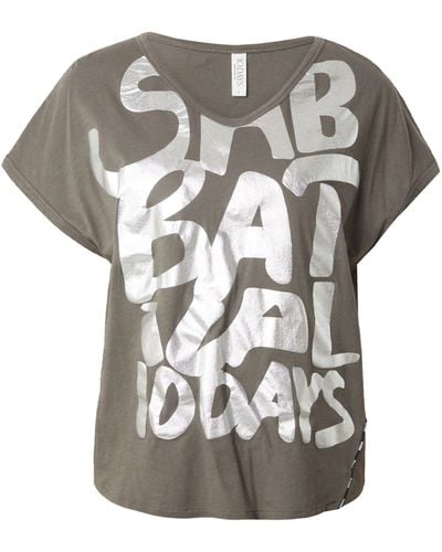10Days T-Shirt (1-tlg) Plain/ohne Details - Grau