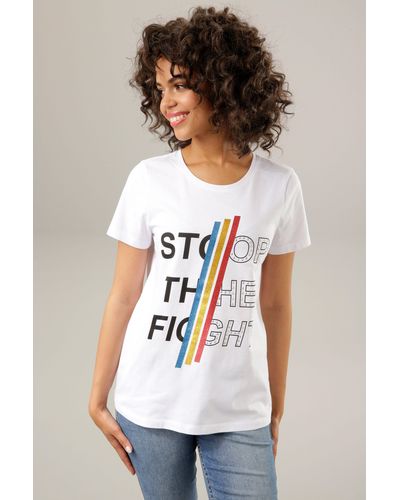 Aniston CASUAL T-Shirt und Polos für Damen | Online-Schlussverkauf – Bis zu  53% Rabatt | Lyst DE