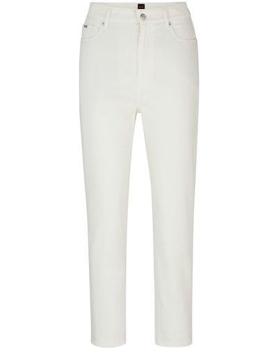 BOSS 5-Pocket-Jeans C_RUTH HR 4.0 (1-tlg) - Weiß