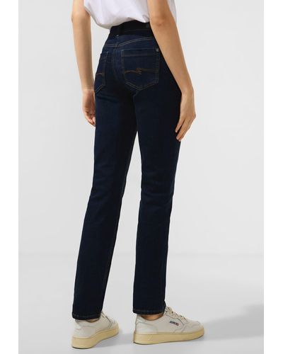 Street One Comfort-fit-Jeans 4-Pocket Style - Blau